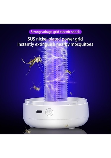 Xuweiwei Sessiz Verimli Böcek Sinek Tuzağı, Usb Şarj Edilebilir