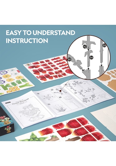 Gül Buketi 3d Puzzle W3301h