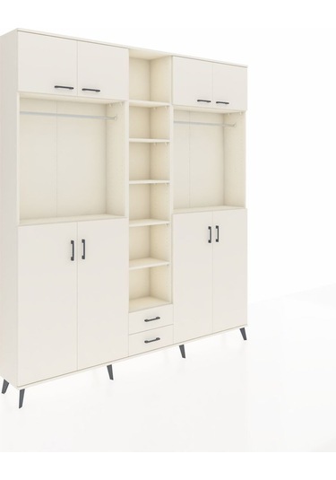 Arges Dolap 14 Raflı 2 Çekmeceli 2 Askılı 220x30x243 Aytaşı-aytaşı/aytaşı Aytası/aytası