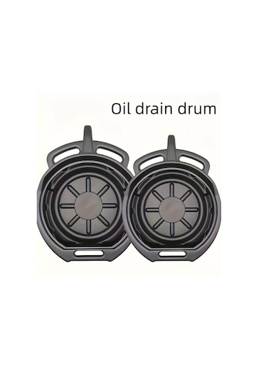 Xuweiwei 1pc 2 64gal Agir Hizmet Yag Bosaltma Kabi Kaymaz Tabanli Genis Kapasiteli Garaj Atolye Endustriyel Plastik Yag Toplama Kabi
