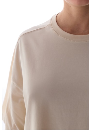 Penti Taş Rengi Cotton Oversize Tişört