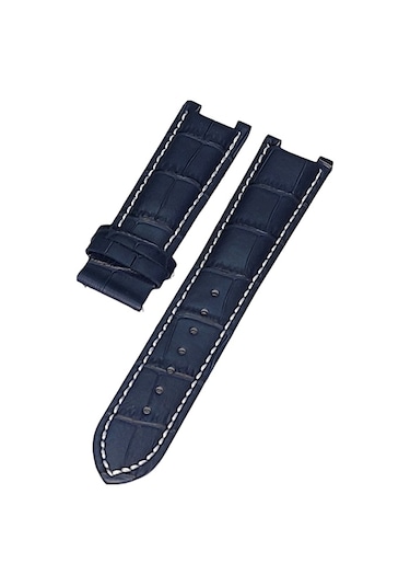 Guess Collection Lacivert 22mm Deri Kordon