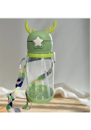 Geyikli Çocuk Suluk Ve Matarası 500 Ml - Pembe