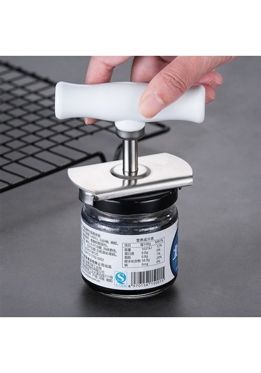 Fastbuy Pratik Ev Tipi Konserve Açacağı Ve Şişe Kapağı Açma Makinesi - Manuel Siyah Siyah