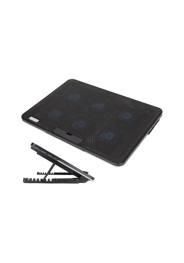 Coolcold F5 Oyuncu Notebook Soğutucu Stand 6 Fan Yükseklik Ayarlı