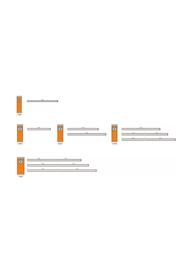 Nice XBA14 Bariyer Kolu - 4 Metre (L Gövde Uyumlu)