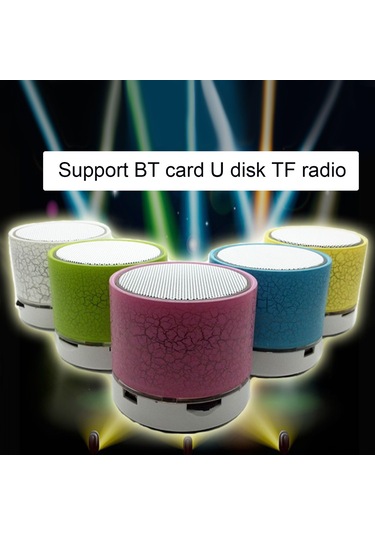 Singree Kablosuz Mini Bluetooth Hoparlör - Renkli Işık, Taşınabilir, Tf Kart Ve Aux Desteği