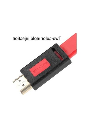 Novahub Ult-unite 4k Ultra Hd Altın Kaplama Hdmı - Kablo Uzunluğu: 1.5m Şeffaf Kırmızı Gümüş, Düz Hdmı Kablo