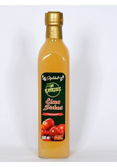 Elma Sirkesi 500 Ml - %100 Katkısız Doğal Geleneksel Ev Yapımı