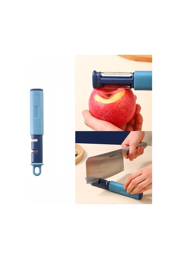 2 Arada 1 Paslanmaz Çelik Soyucu Tungsten Çelik Bileme Turuncu Diğer