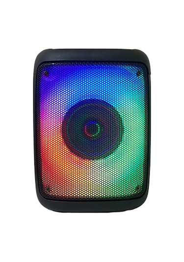KTS-1576 10W RGB LED Parti Işıklı Bluetooth Hoparlör