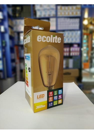 Ecolite Rustik Armut Led Ampul