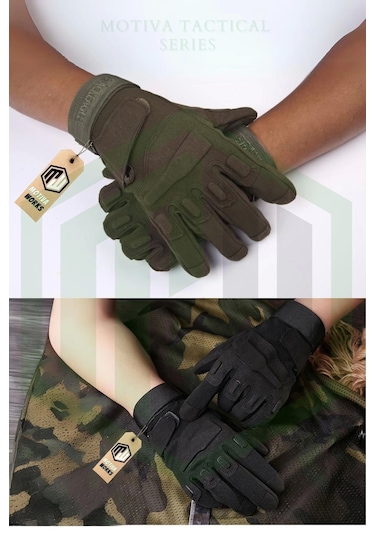 Lenscape Blackhawk Taktik Uzun Eldiven Askeri Motorsiklet Bisiklet Outdoor Kamp Eldiveni