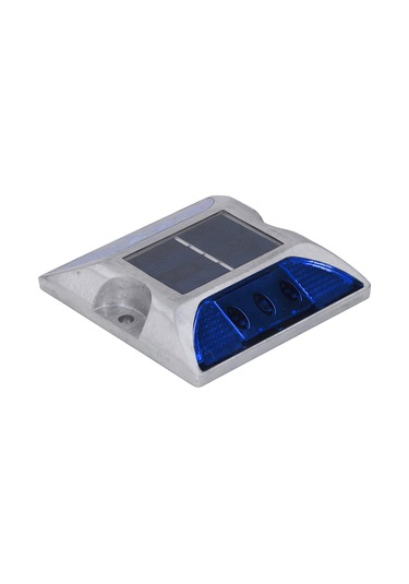 Yaozixa Alüminyum Levha Güneş Enerjili Yol Izleyici Işığı - Ip68 Su Geçirmez Mavi Işık Yol Markeri Adım Ve Yaya Yolları İçin