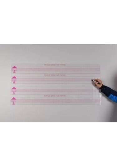 100 56cm Kılavuz Çizgili Kağıt Yazı Tahtası
