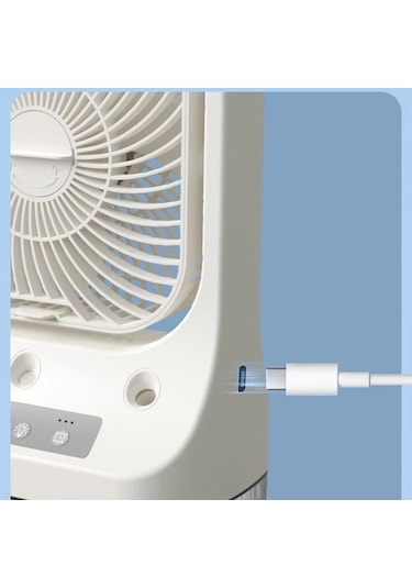 Motion003 Taşınabilir Usb Fanı Mini Soğutma Fanı Gece Lambalı Çoklu Hız Ayarlı Masaüstü Fan İç Dış Mekan Ofis Yurtlar İçin