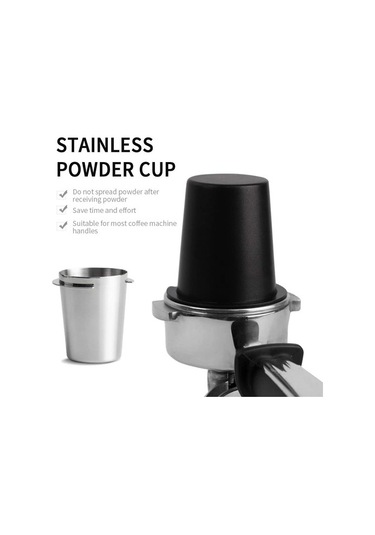 Metabagua Kahve Dozaj Kabı, Paslanmaz Çelik Dozaj Kabı Aksesuarları Bylk4a Gümüş