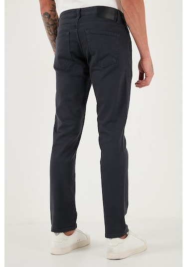 Buratti Pamuklu Regular Fit Normal Bel Boru Paça Jeans Erkek Kot Pantolon 2211C40Parma Antrasit