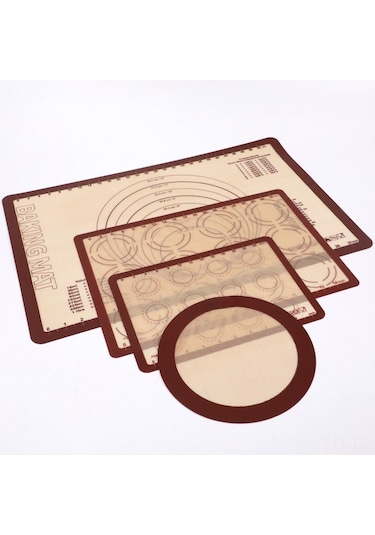 Yuntech01 Yüksek Sıcaklığa Dayanıklı Silikon Fırın Matı - Anti Yapışkan Yemek Dereceli, Hamur Yoğurma Ve Fırınlama İçin 40x60 Cm Diğer