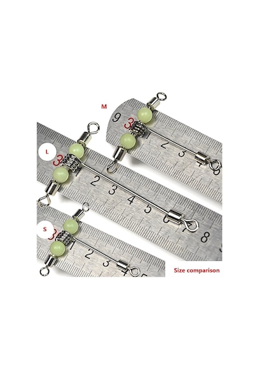 MSO Olta Balıkçılık Paslanmaz Çelik Fosforlu T Fırdöndü (Mod-A)