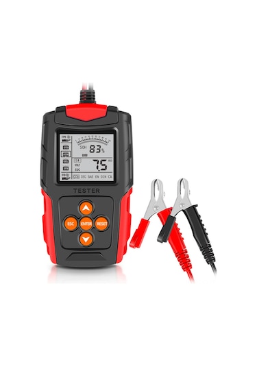 Samdoo Profesyonel Akü Test Cihazı - Hızlı Cca, Voltaj Ve Direnç Ölçümü İle Araç Aküsü Analizi
