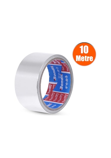 Alüminyum Folyo Bant 45 Mm X 10 Metre Yanmaz Soba Borusu Bandı (504175502)