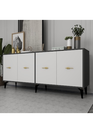 Sintaa 180 Cm Konsol Kx180 Antrasit-beyaz