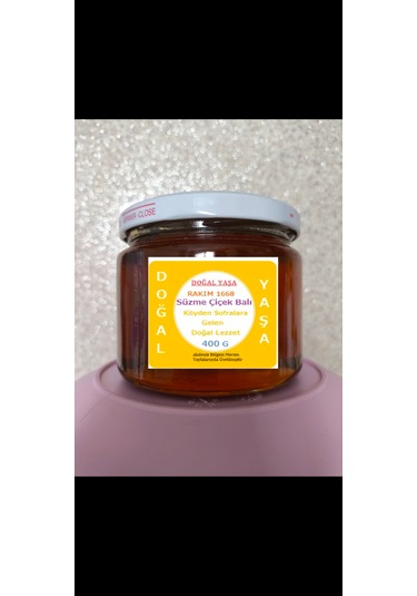 Doğal Yaşa Süzme Çiçek Balı 400 G
