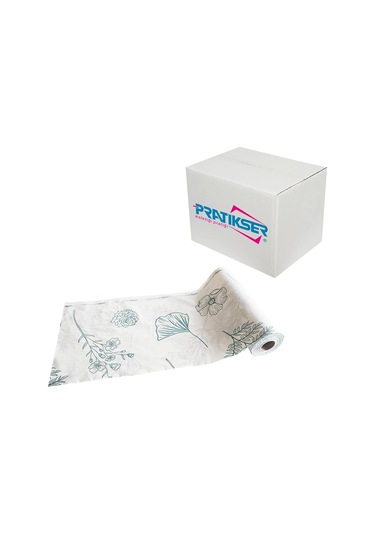 Pratikser Tek Kullanımlık Masa Örtüsü Doğa - 120x150cm - 10ad/rulo - Koli Çok Renkli
