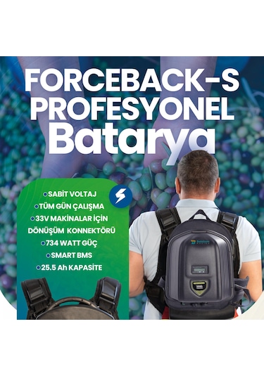Taral Olea Forcepack Akülü Zeytin Silkeleme Ve Hasat Makinesi Çantalı