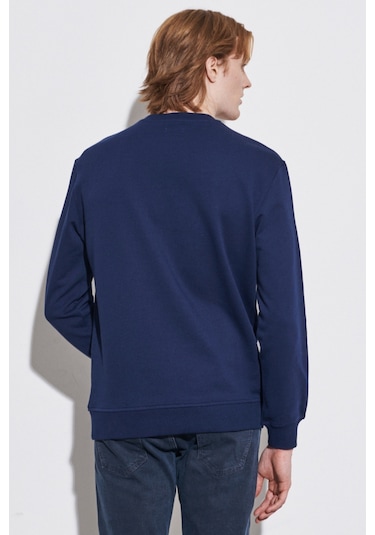 Wrangler Erkek Sweat W212025410 410 LACİVERT Lacivert