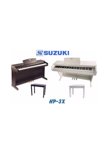 Suzuki Hp-3x Dijital Konsol Piano Siyah (Tabure )