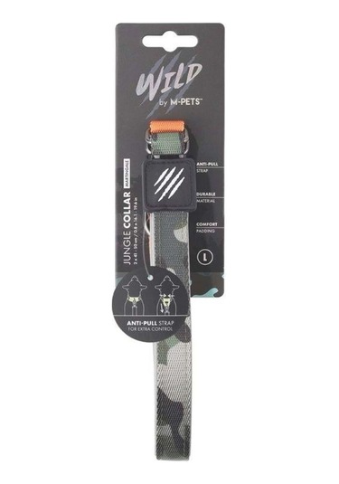 M-pets Wild Jungle Collar Köpek Boyun Tasması L Kamuflaj
