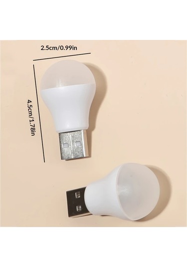 Willowhaven 10 Adet Taşınabilir Mini Usb Gece Lambası, Yatak Odası Aydınlatma, Sıcak Işık Sıcak Işık
