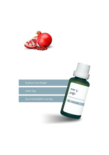 Sabunal Nar Çekirdeği Yağı 30 ML - Cilt Bakım ve Arındırıcı Doğal Yağ
