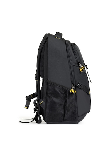 Dada Motorcu Sırt Çantası Siyah 14-15,6 İnç Laptop Bölmeli Su Geçirmez Kumaş Dada 10 Siyah