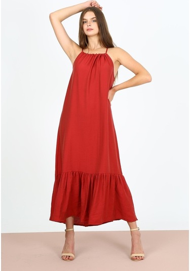 Alexandergardı Ip Bağlamalı Uzun Elbise (B21-47700)