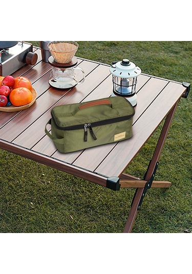 Suntek Örgü Cep Kamp Tencere Saklama Çantası Yeşil Ile Yeşil