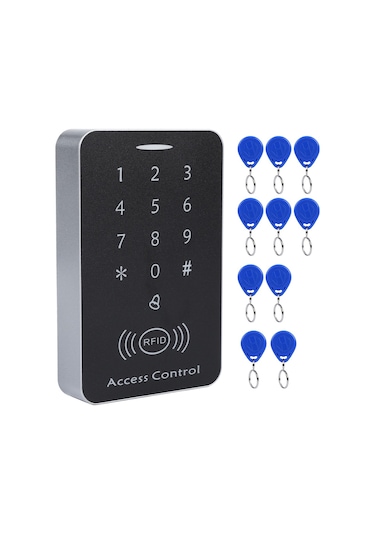 Shineyee Id Kartlı Kapı Erişim Kontrol Cihazı - Rfıd Kart/şifre İle Güvenli Erişim, 1000 Kullanıcı Desteği, Kesintisiz Veri Saklama
