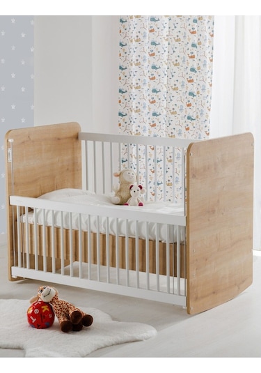 Bw1076 - Pratik Anne Yanı Sallanır Beşik Ahşap 60x120 Ahşap