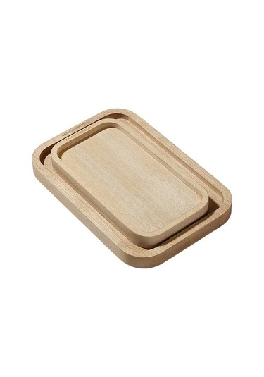 Fortunelane Kamp Ve Piknik İçin Ahşap Dilim Tahtası, Dayanıklı, Çift Taraflı, Küçük Boy, Çok Renkli Çok Renkli