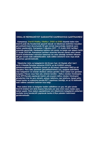 Oral-B Pro 2000 Cross Action Şarj Edilebilir Diş Fırçası