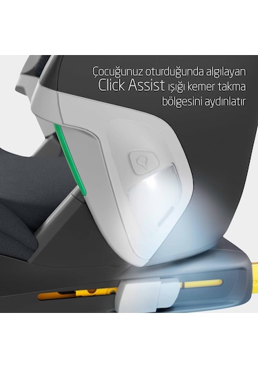 MaxiCosi Kore Pro Işık Sensörlü Adac'Lı İsofixli ISize 15-36 Kg Çocuk Oto Koltuğu Authentic Graphite