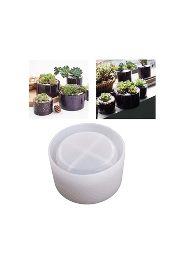Suntek Magideal Etli Bitki Saksı Reçine Kalıpları Yuvarlak Büyük