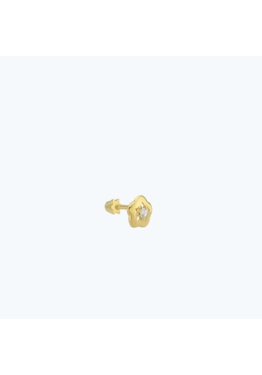 Altınbaş Altın Çiçek Tragus Piercing Trgsbt035-25854 Altın