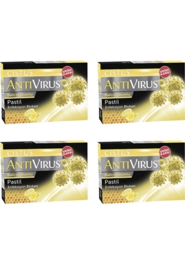 Cistus Pastil Ballı Limonlu 4 Adet