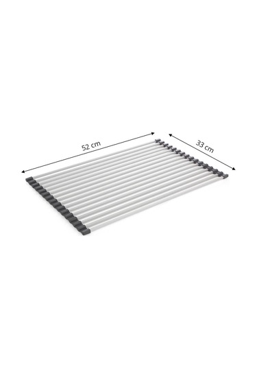 PRİMANOVA LAVABO ÜSTÜ KATLANABİLEN MUTFAK RAFI Gri