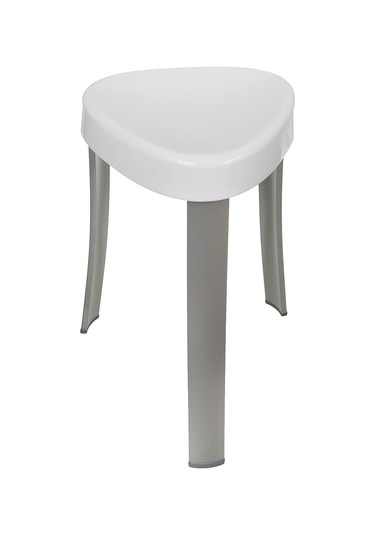 Banyo Taburesi Alu. Beyaz M-kv16-01 Siyah