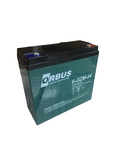 Orbus 12v 24ah Dik Elektrikli Bisiklet Jel Akü