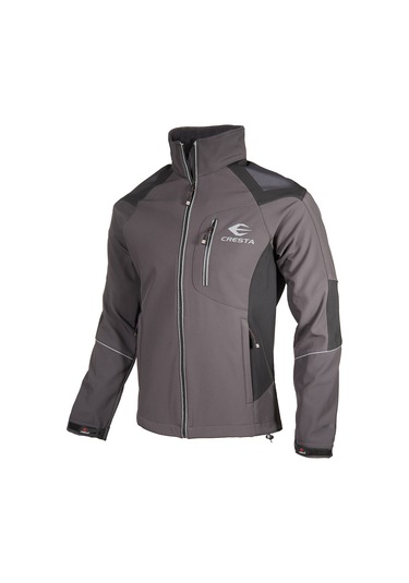 Cresta Outdoor Reflektörlü Kapüşonlu Su Geçirmez Softshell Ceket
